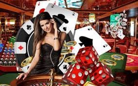 Live dealer managing Dragon Tiger round at demo slo studio